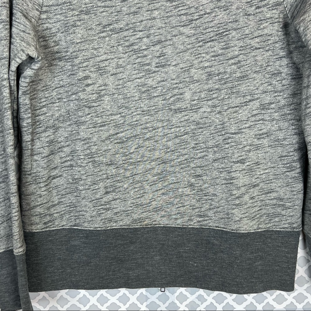 GUC Madewell Heather Grey Back Zip Sweatshirt - Picture 6 of 11